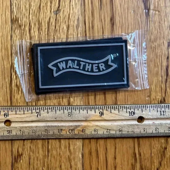 NEW WALTHER Tactical Rectangular PVC Patch Swag Promotion 2.75” x 1.5” - Picture 2 of 2